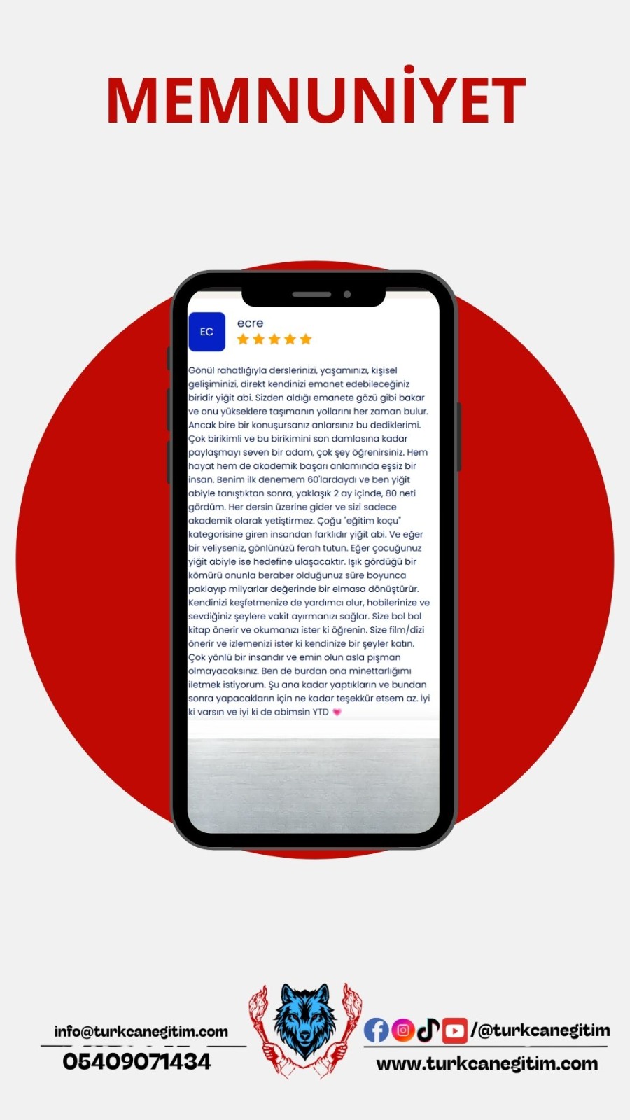 Öğrenci veya veli mesajı