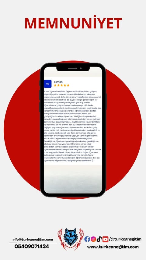 Öğrenci veya veli mesajı